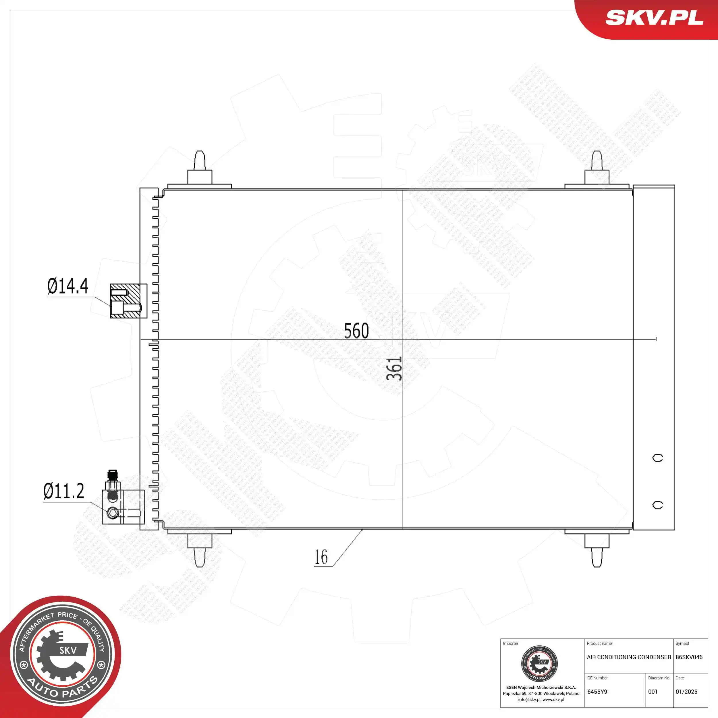 Condenser, air conditioning